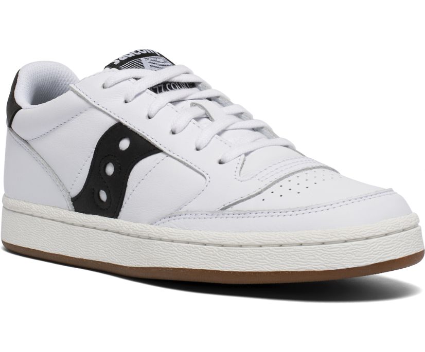 Women's Saucony Jazz Court Originals White / Black | Singapore 042HAPK